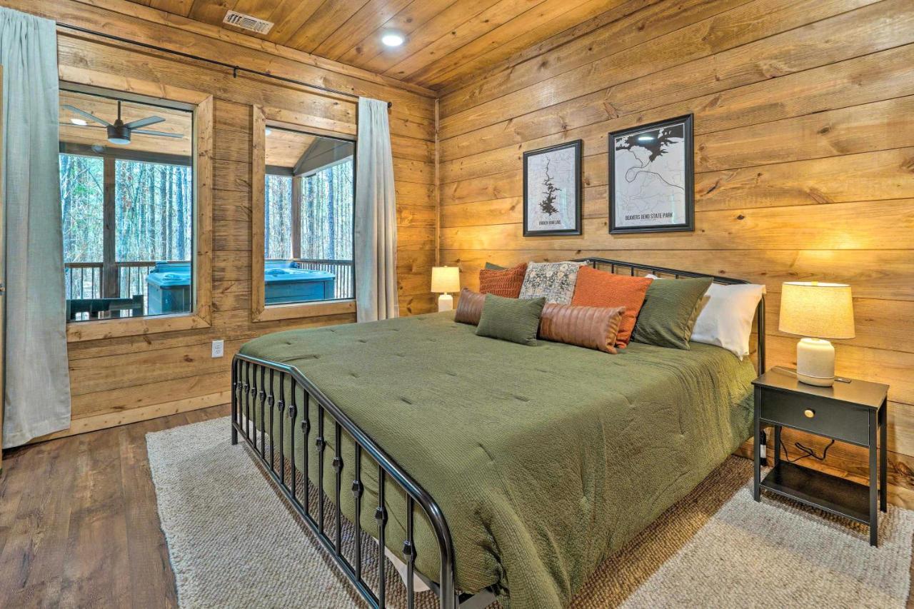 Sutton Ridge Cabin Rental Hot Tub And Swing Set! Broken Bow Extérieur photo